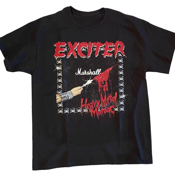 Exciter Shirts Exciter Heavy Metal Maniac 8s Speed Metal Band T